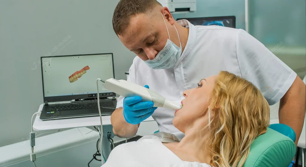 Сканирование зубов